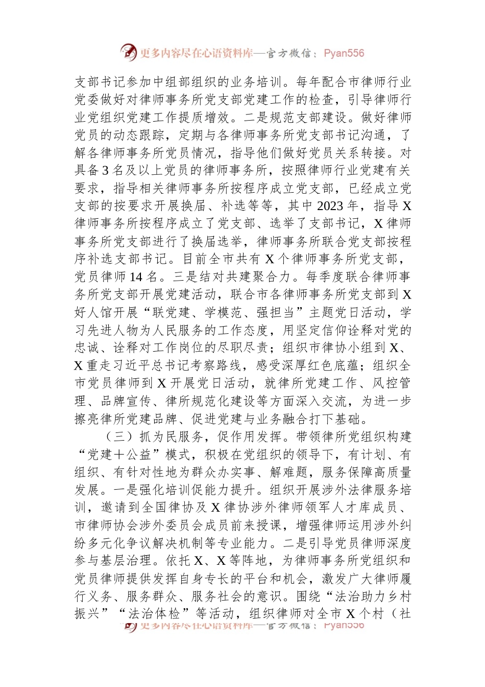 市司法局2023年抓两新组织党建工作述职报告.docx_第2页