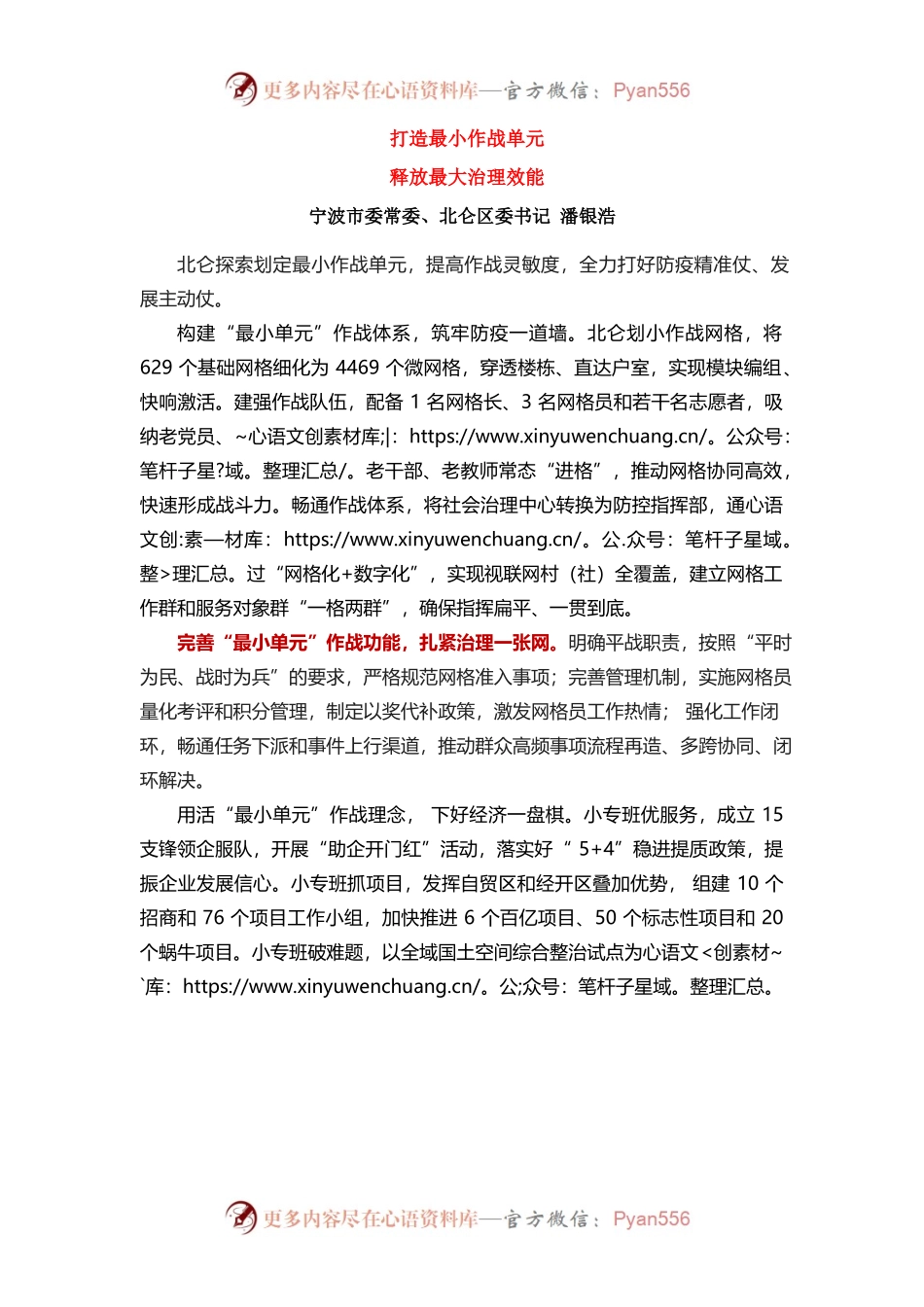 打造最小作战单元释放最大治理效能.docx_第1页