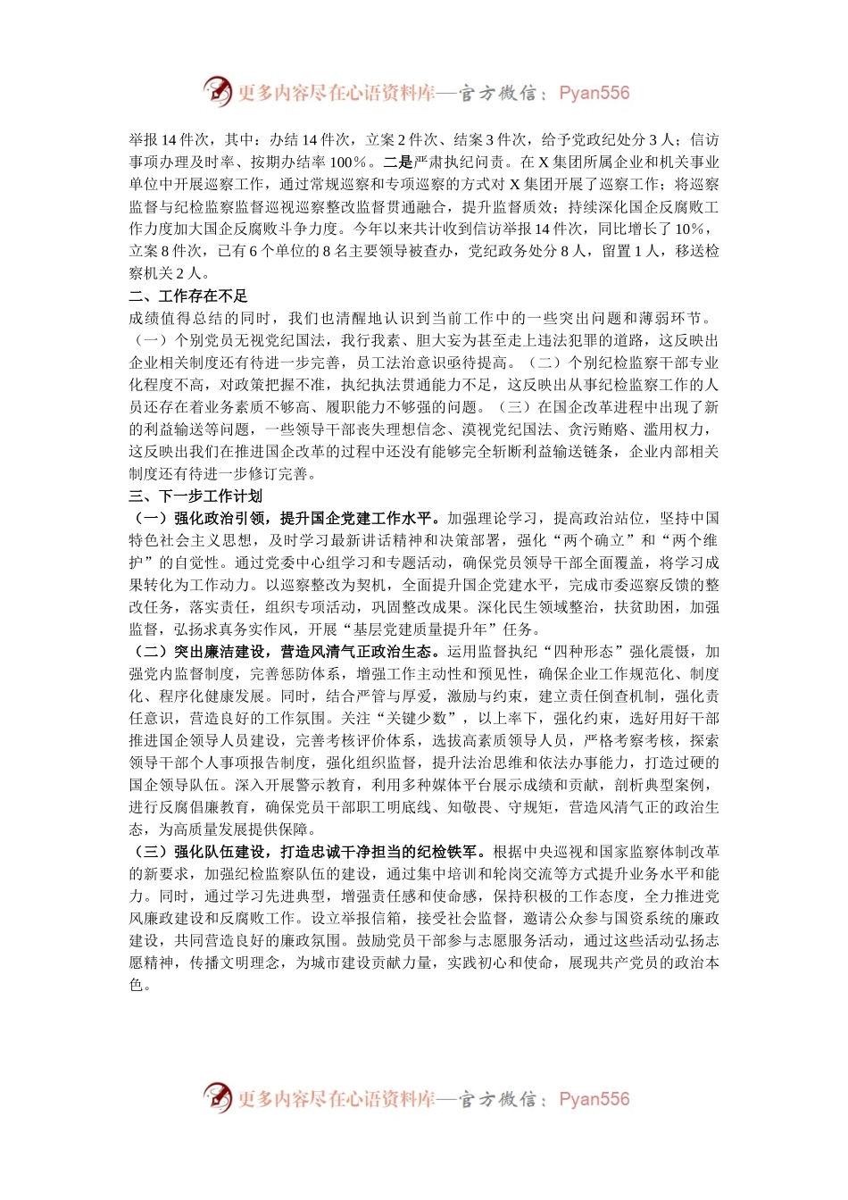 市国资委党委2024年党风廉政建设工作情况报告.docx_第2页