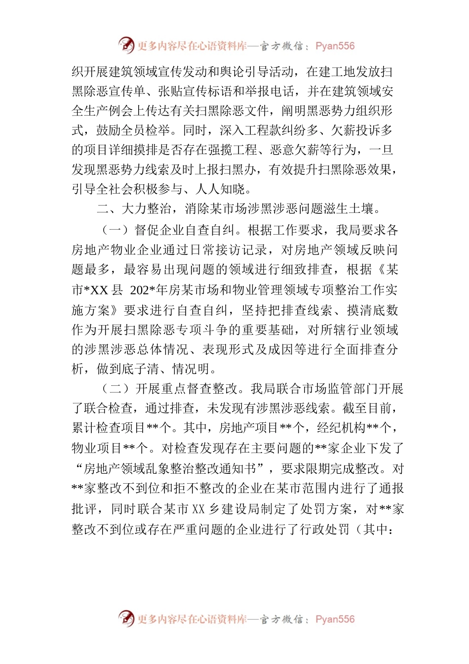 扫黑除恶工作总结.docx_第2页