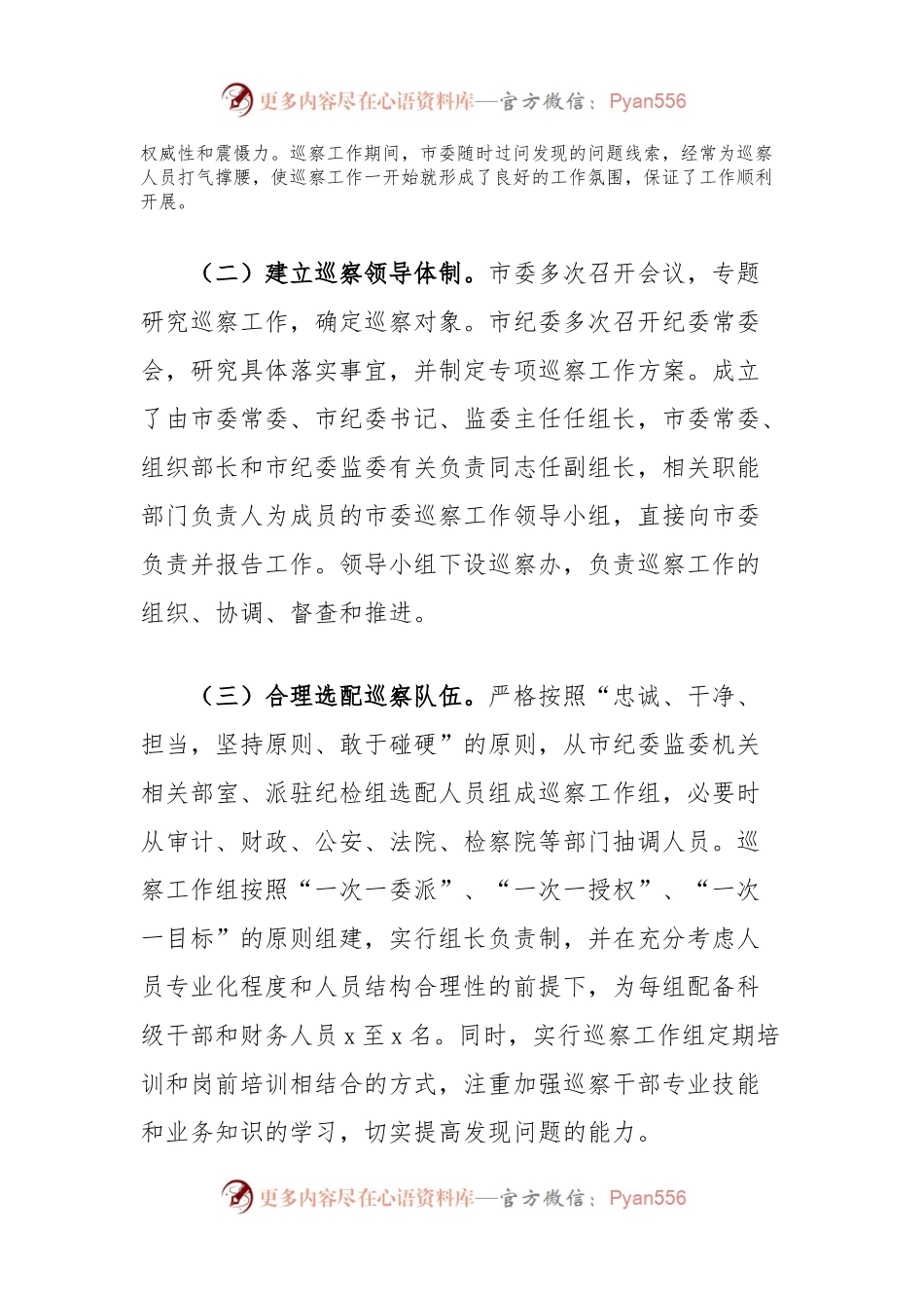 市巡察工作经验交流材料.docx_第2页
