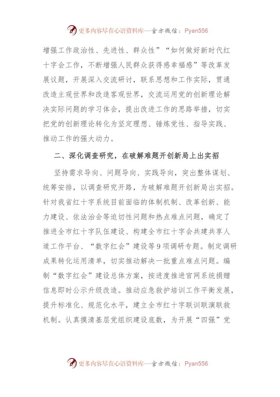 市红十字会主题教育工作总结.docx_第2页