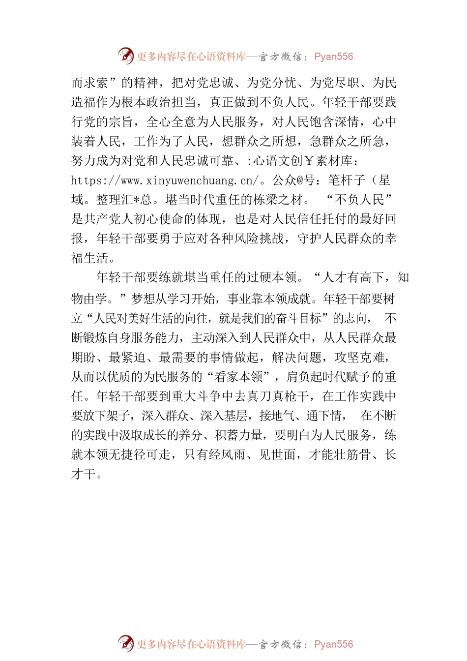 年轻干部座谈会交流材料.docx_第2页