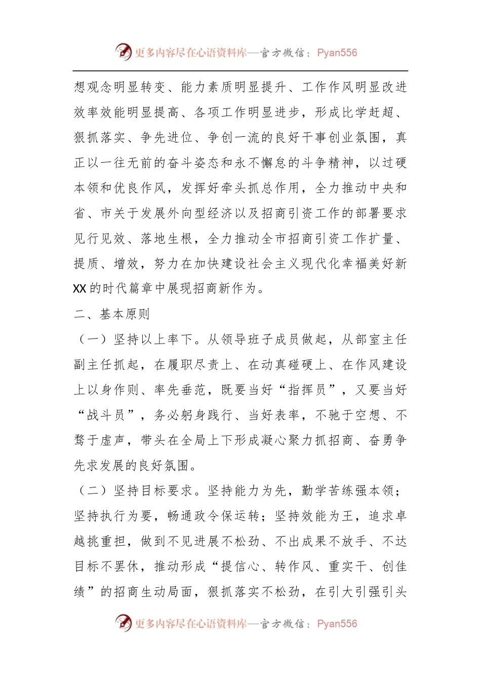 市招商局2023“抓学习促提升抓执行促落实抓效能促发展”行动方案.docx_第2页
