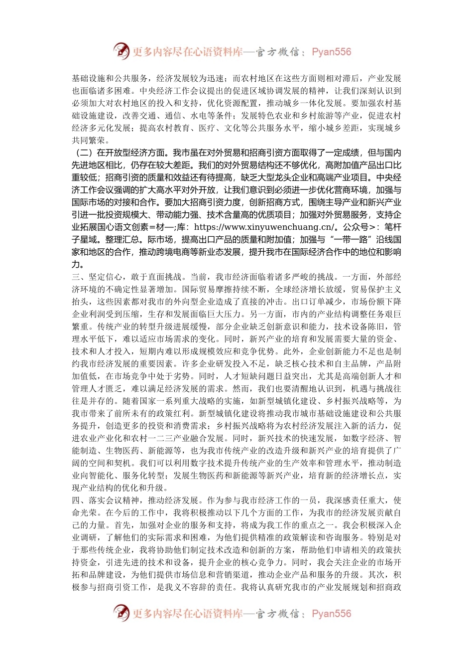市府办党员干部学习2024年中央经济工作会议精神感悟.docx_第2页