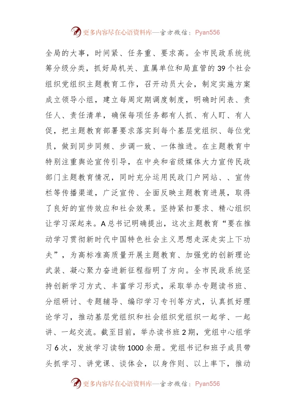 市民政局在主题教育阶段性总结汇报会上的发言（2）.docx_第2页