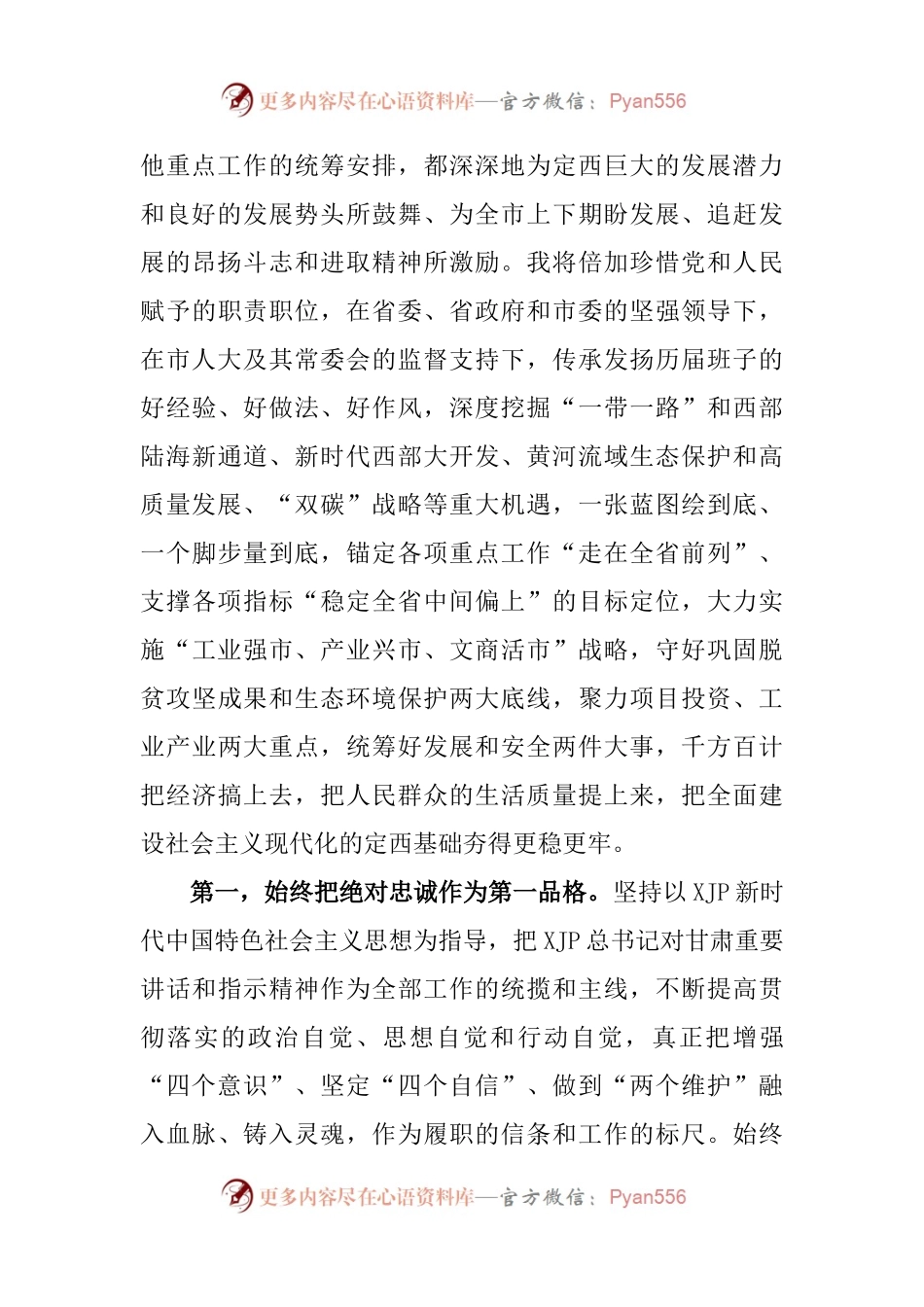 市长任职表态发言.docx_第2页