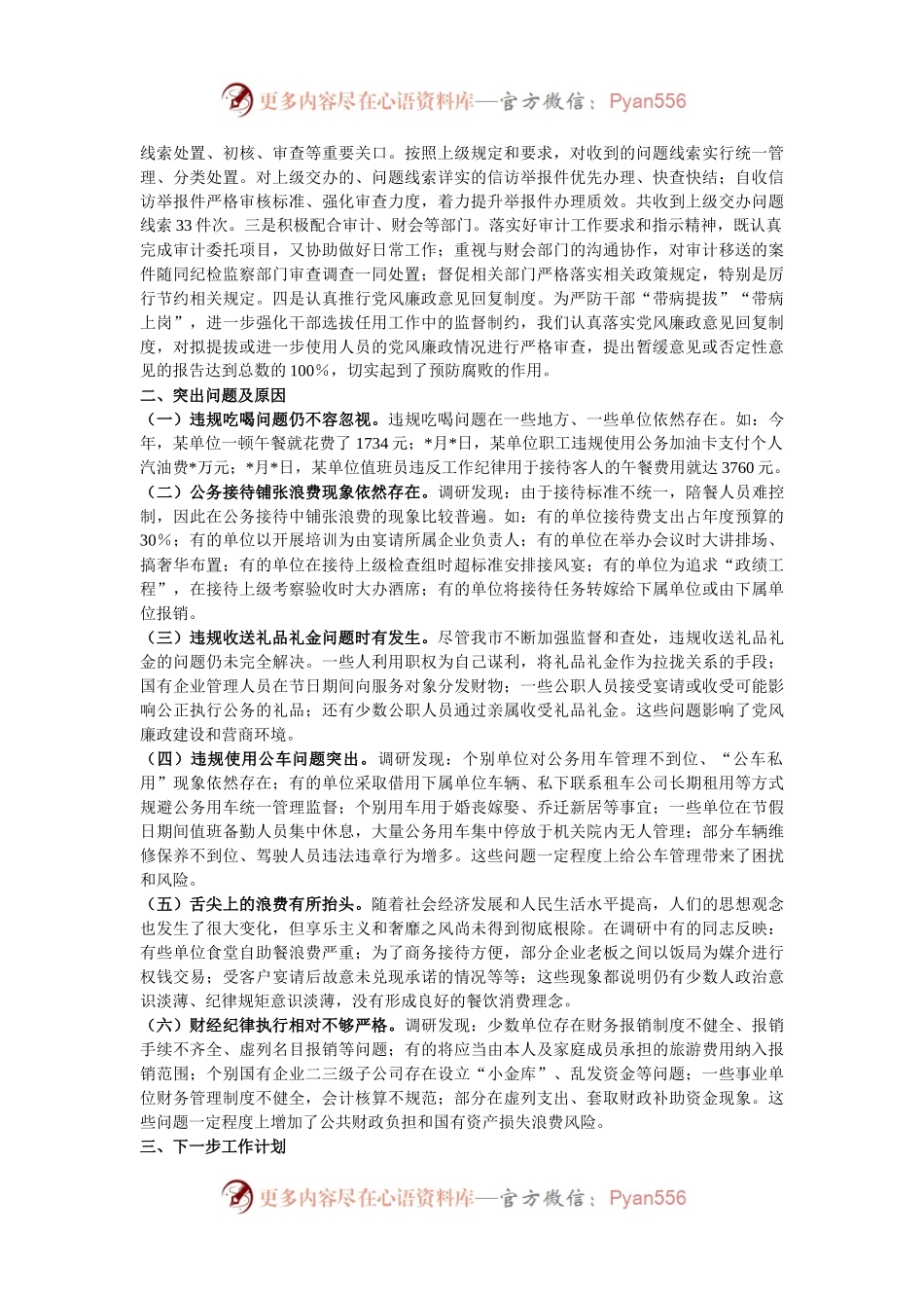 市纪委2024年违规吃喝专项整治“百日活动”行动工作总结.docx_第2页