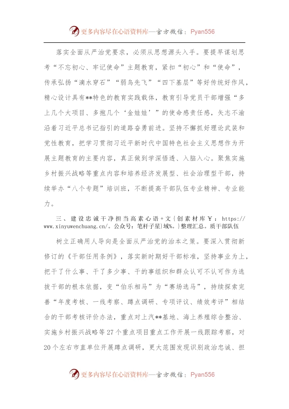 把全面从严治党贯穿组织工作始终——在全市全面从严治党推进会议上交流发言.docx_第2页