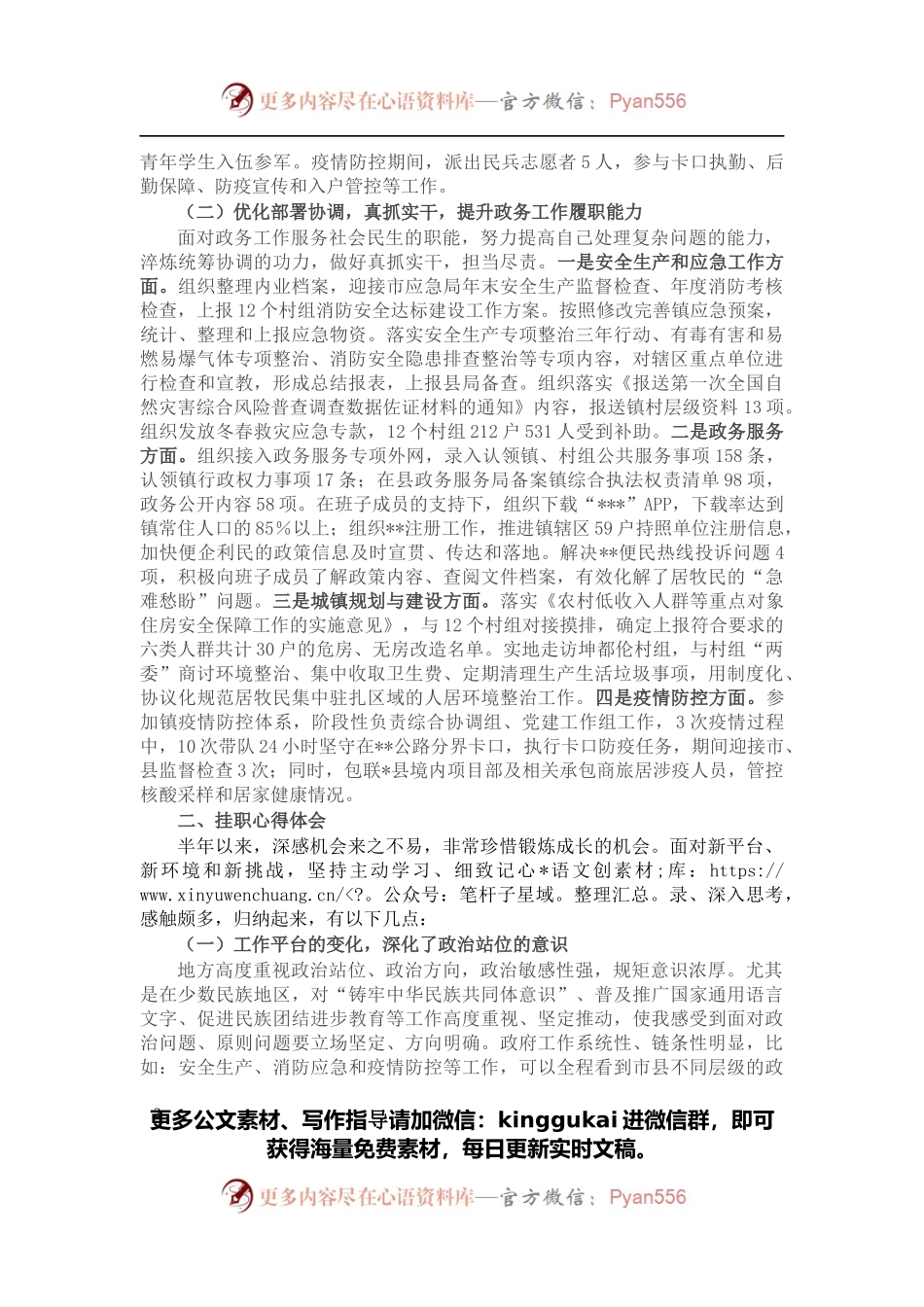 挂职镇党委副书记工作汇报.docx_第2页