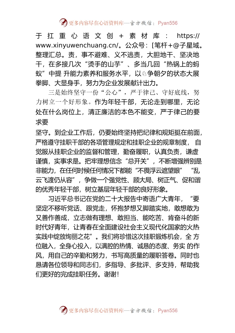 挂职锻炼干部表态发言.docx_第2页