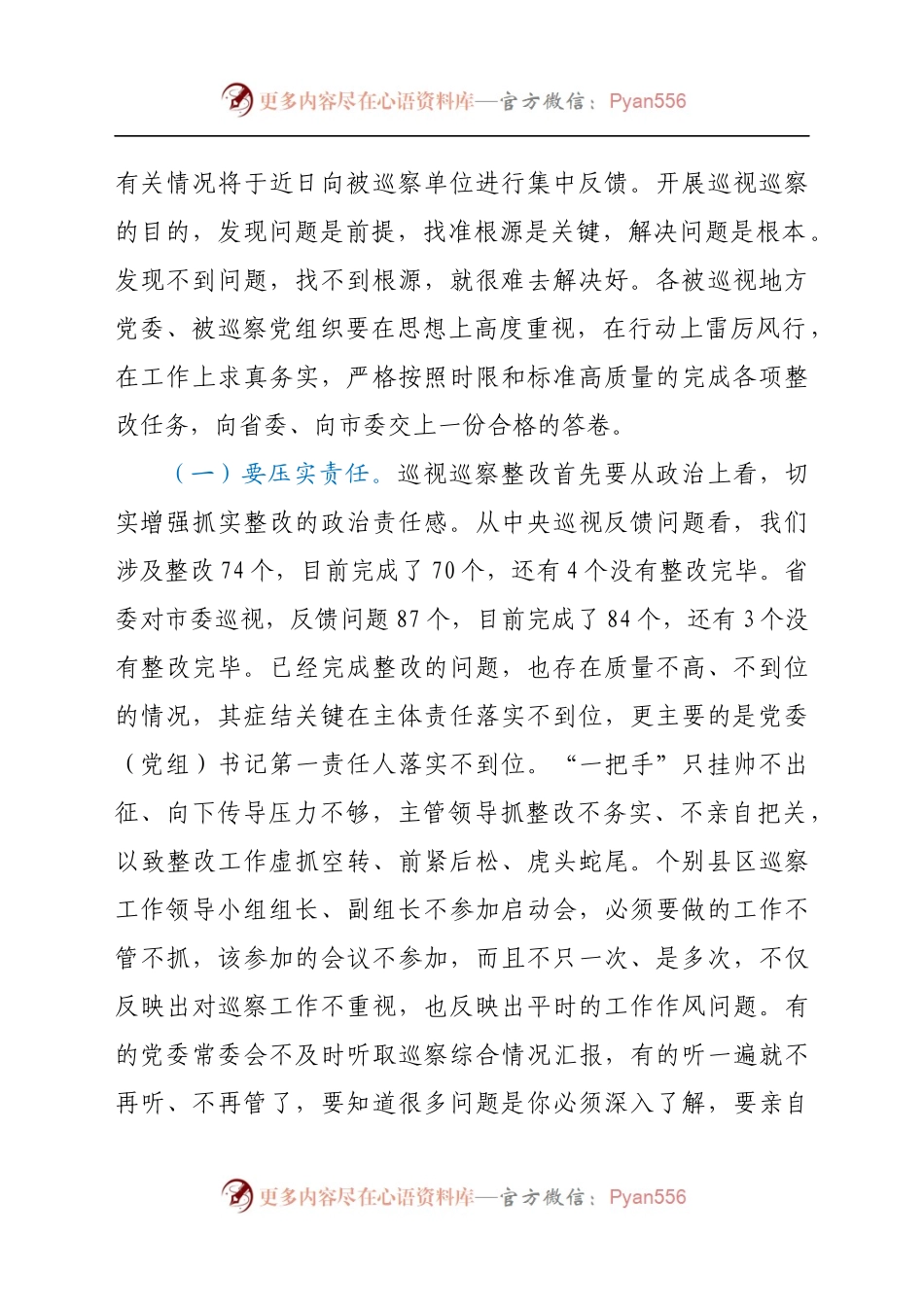 市委书记在市委巡视视巡察问题整改暨廉政警示教育大会上的讲话.docx_第2页