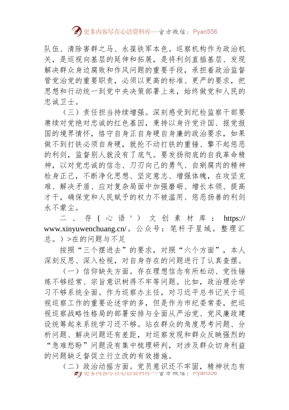 市纪委常委纪检监察干部队伍教育整顿党性分析报告.docx_第2页