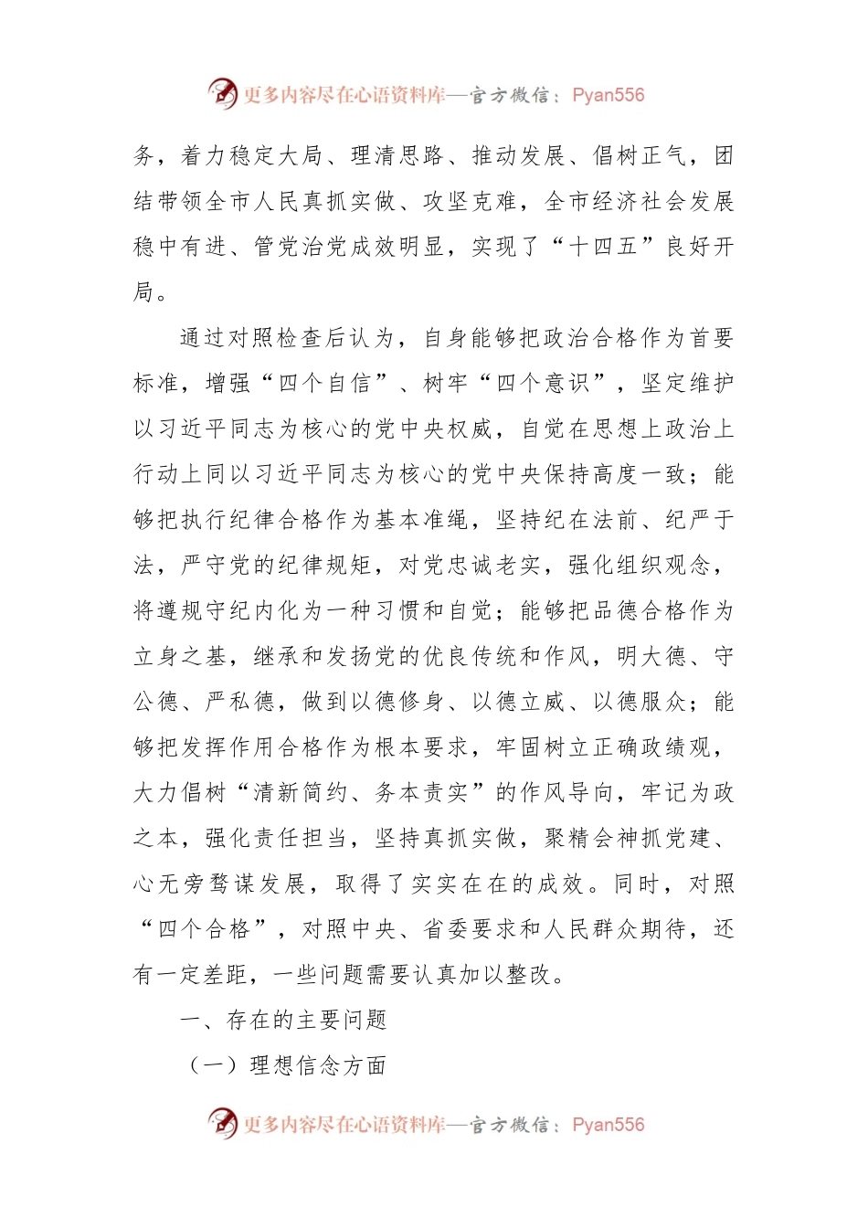 市委常委班子年度民主生活会对照检查材料.docx_第2页