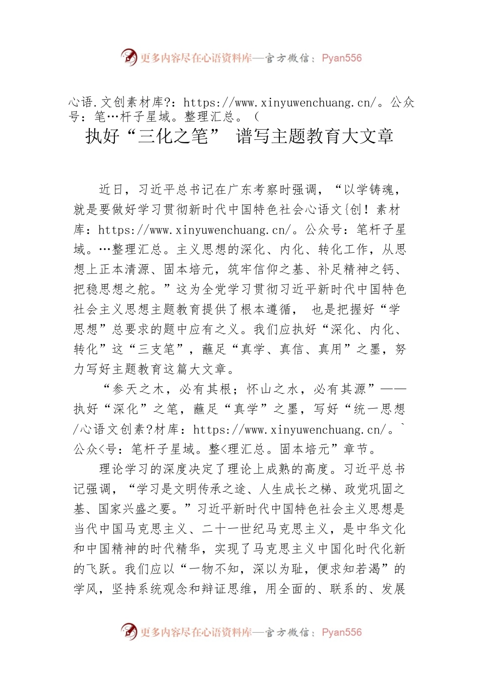 执好“三化之笔” 谱写主题教育大文章.docx_第1页