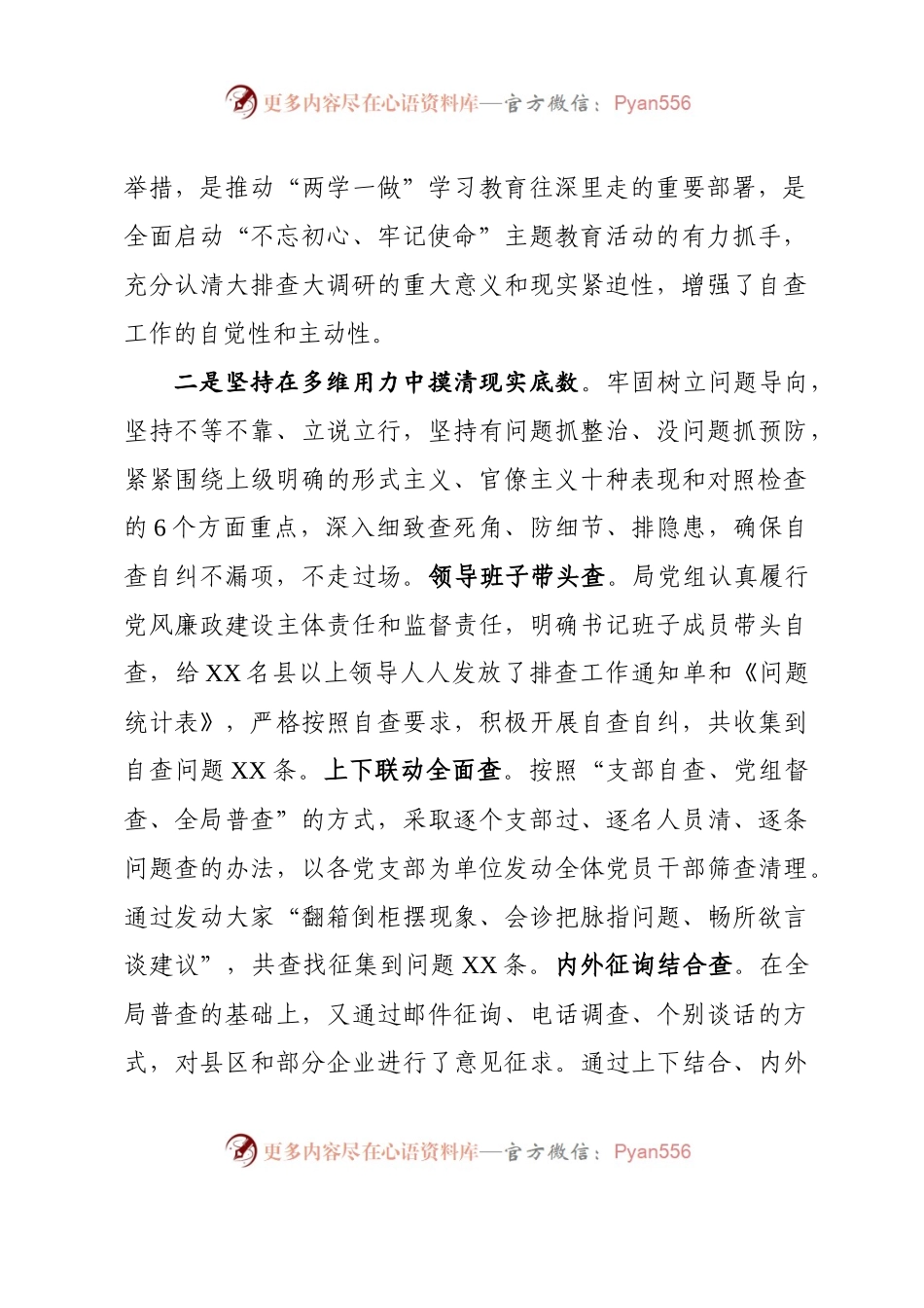 形式主义、官僚主义问题大排查自查报告（范文）.docx_第2页