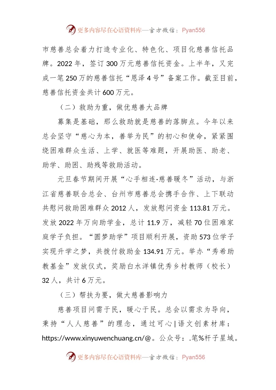 市慈善总会2023年工作总结.docx_第2页