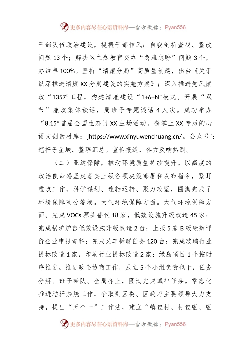 市生态环境局XX分局 2023年工作总结和2024年工作思路.docx_第2页