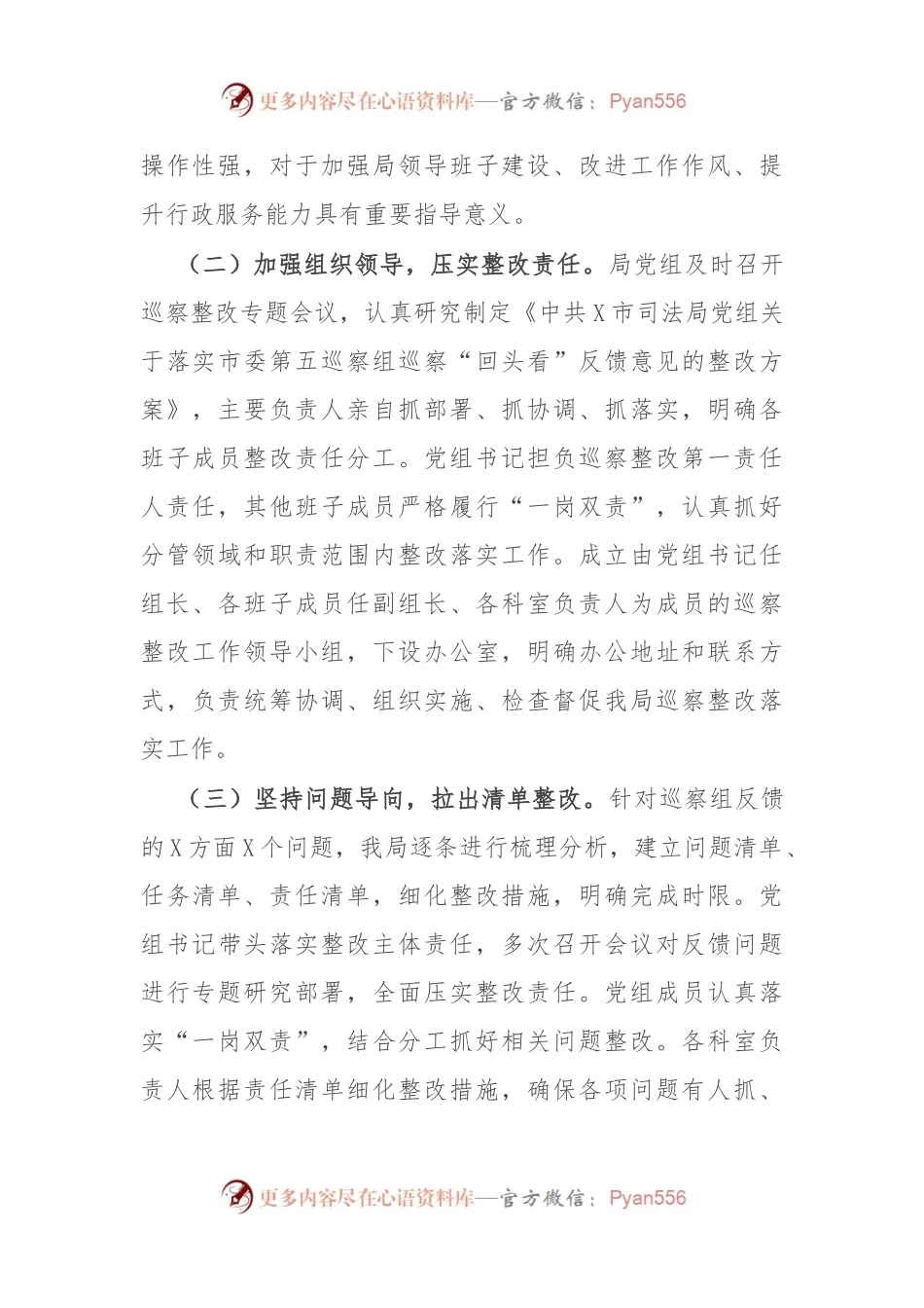 市司法局巡察“回头看”整改进展情况报告.docx_第2页