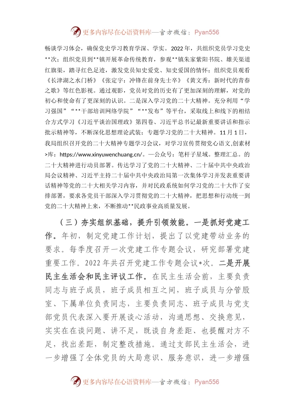 市民政局2022年党建工作总结.docx_第2页
