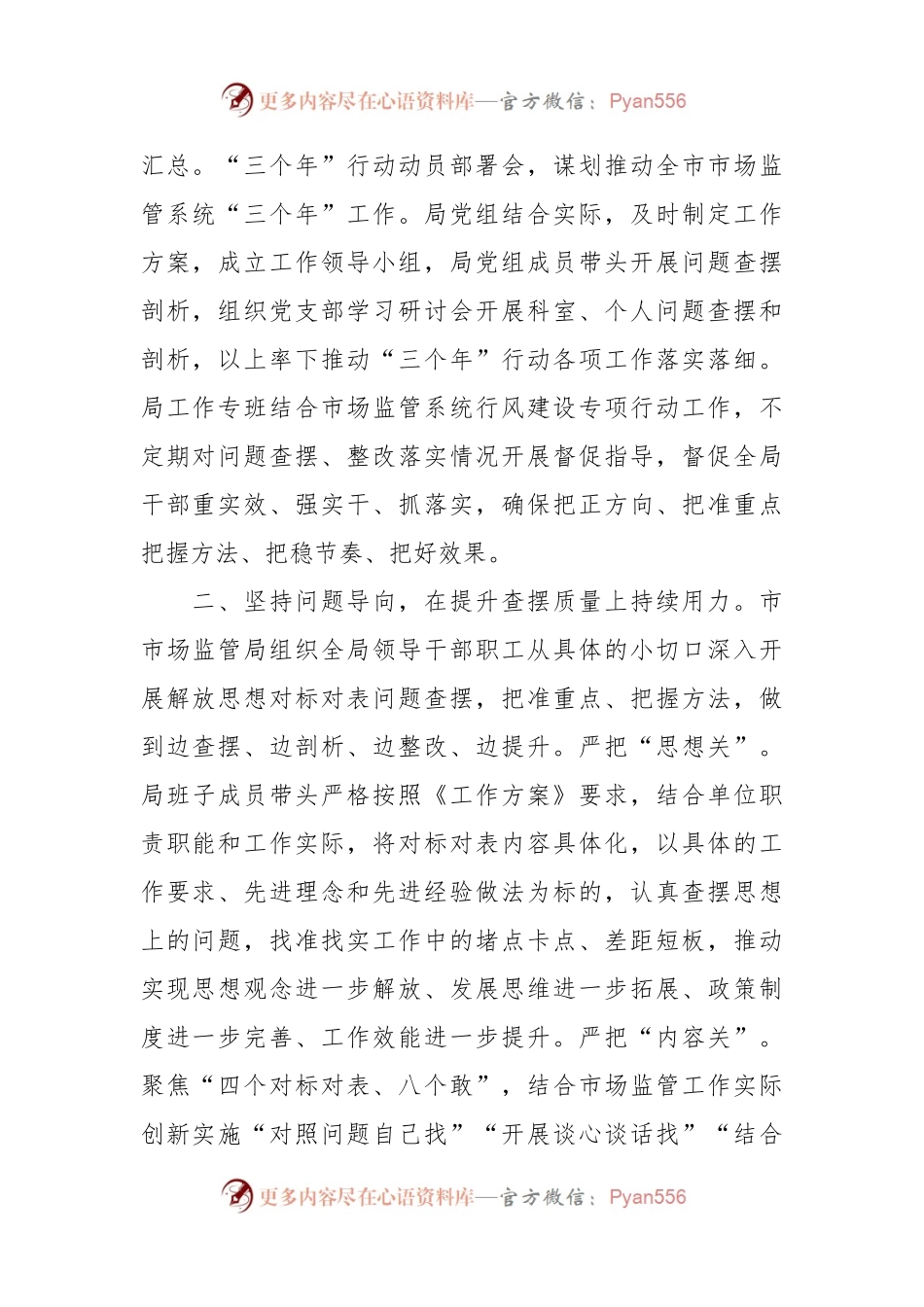 市市场监管局开展解放思想对标对表提升年行动工作汇报.docx_第2页