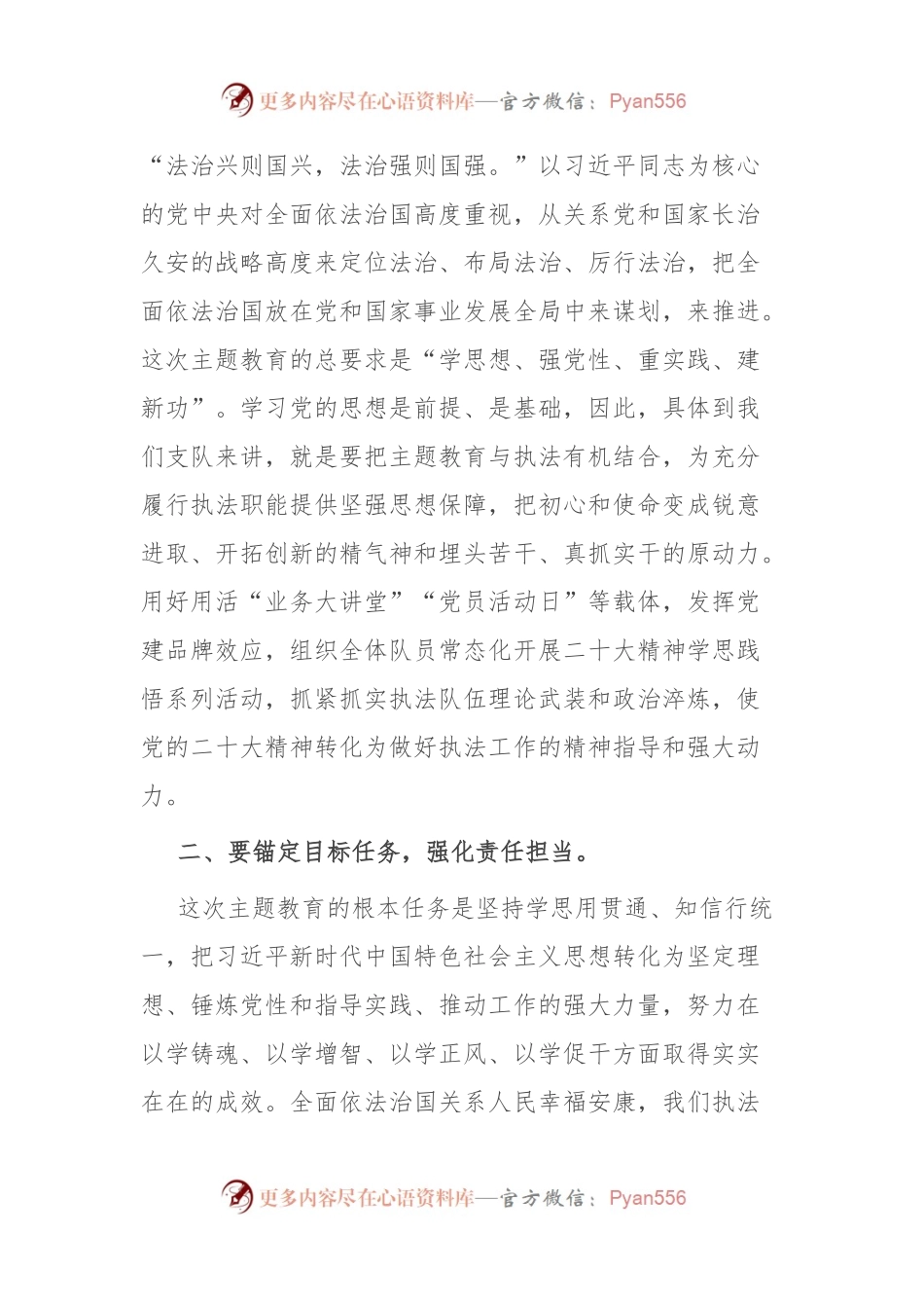 微党课：学思践悟强党性，执法为民新征程.docx_第2页