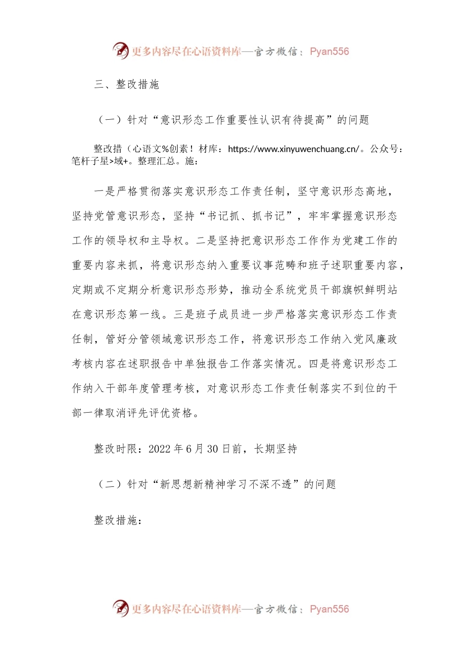 意识形态责任制落实整改方案范文.docx_第2页