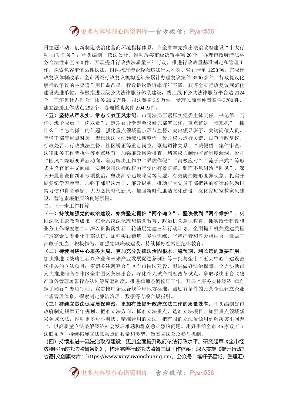 市司法局2024年工作总结.docx_第2页