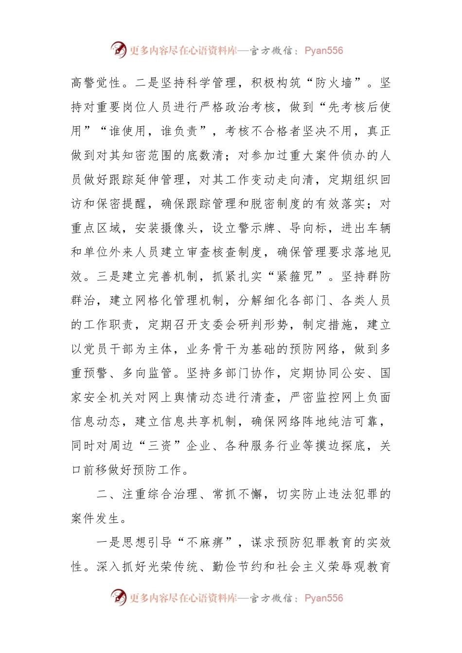 推动政法工作全面发展经验交流发言稿.docx_第2页