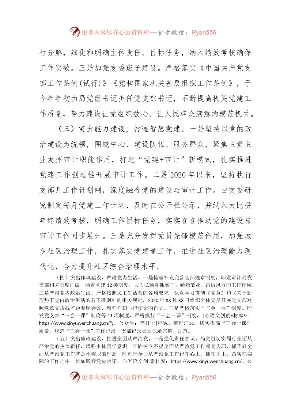 抓基层党建工作述职报告（审计）.docx_第2页