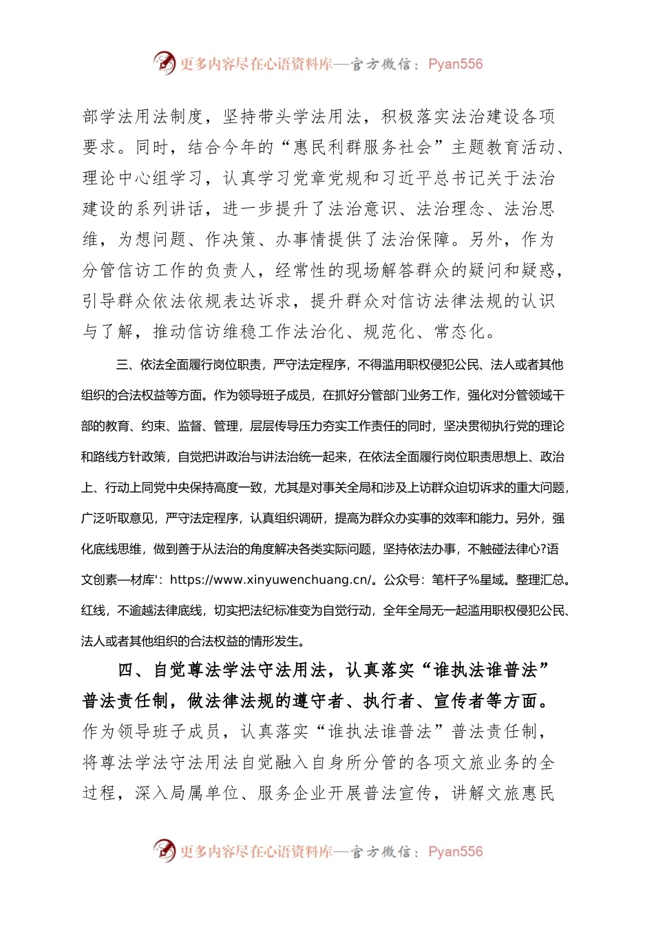 市文化和旅游局局长个人述法报告.docx_第2页