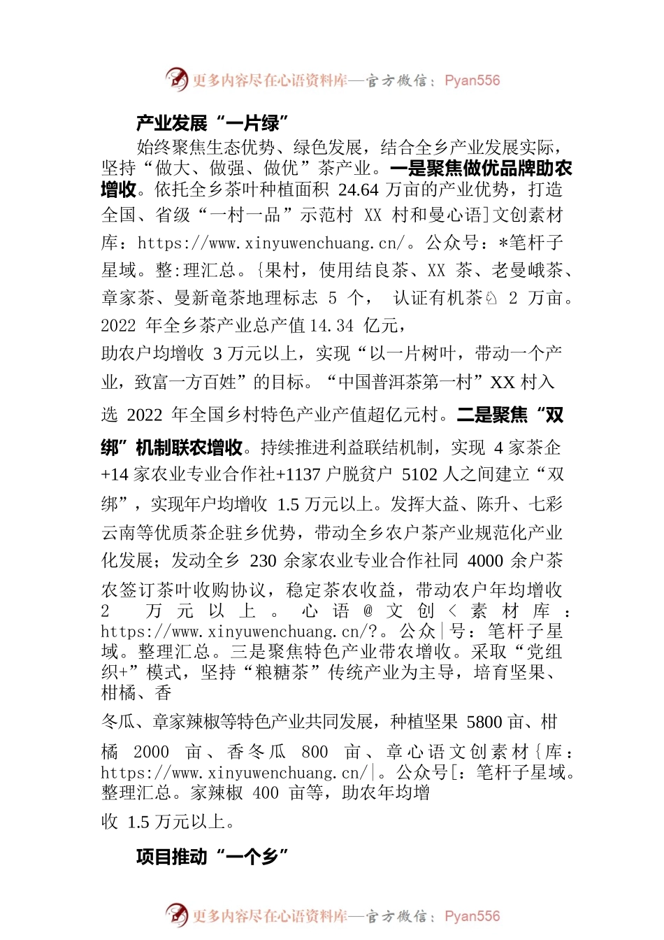 抓党建促增收工作经验交流：党建引领经济发展 绘就布朗茶香画卷.docx_第2页