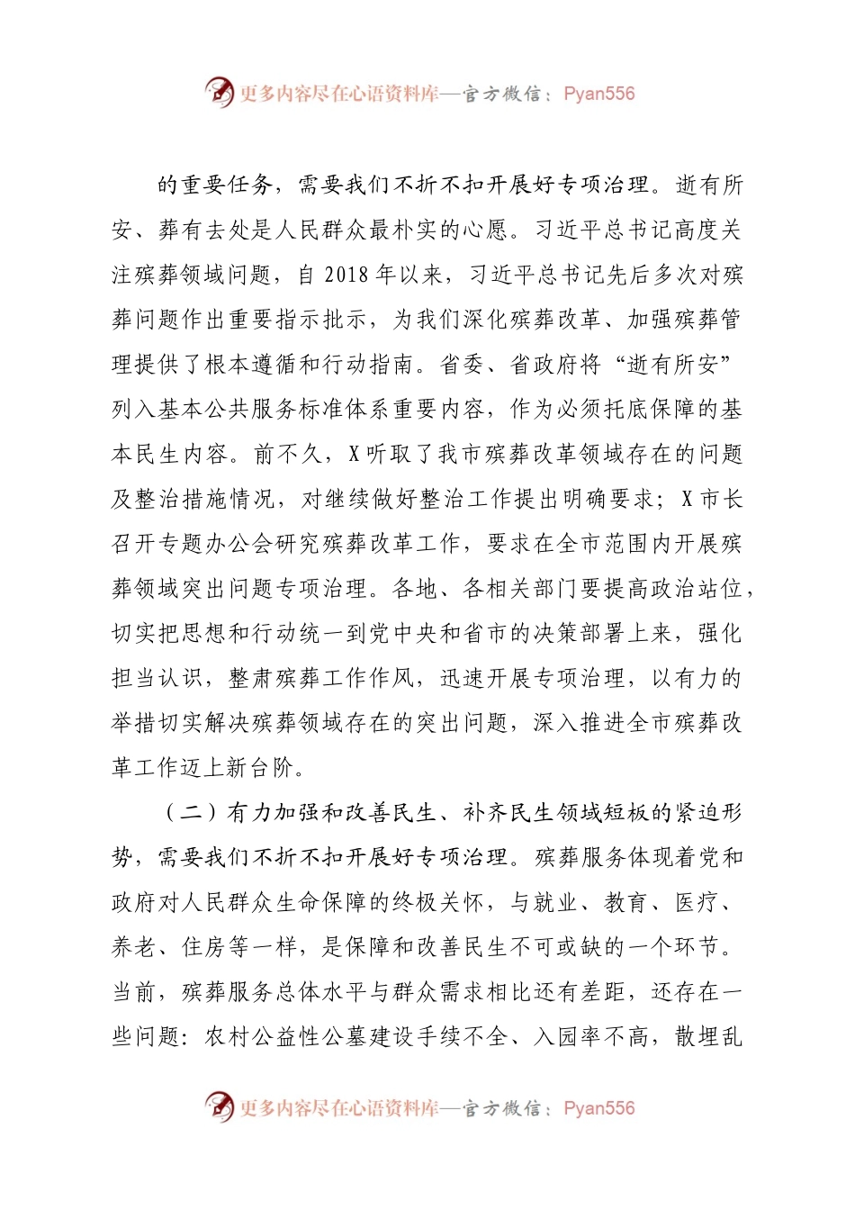 市领导在殡葬领域突出问题专项治理会议上的讲话.docx_第2页
