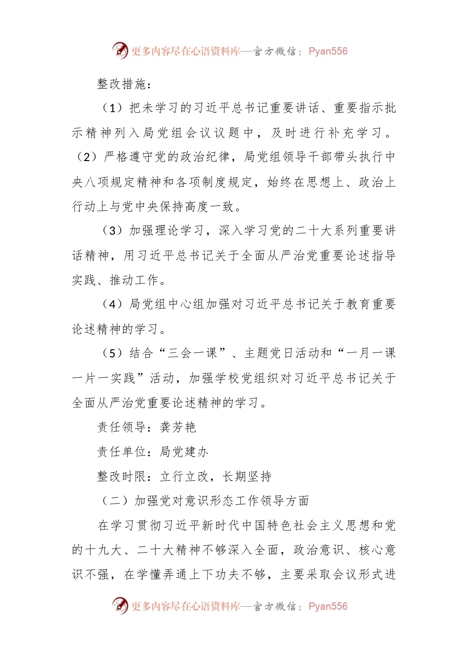 教育局未巡先改工作整改方案.docx_第2页