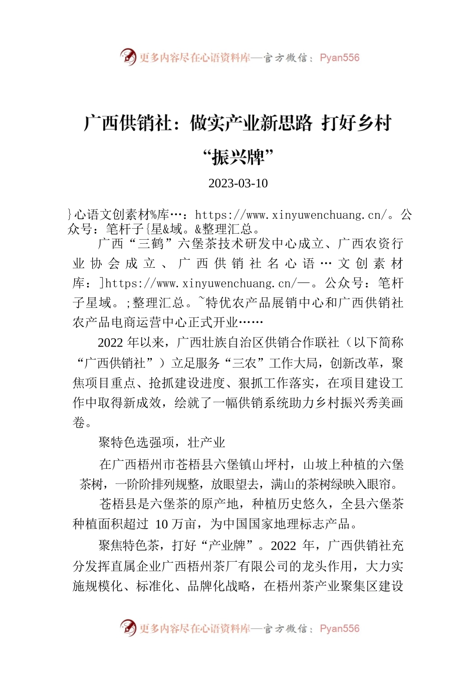 广西供销社：做实产业新思路 打好乡村“振兴牌”.docx_第1页