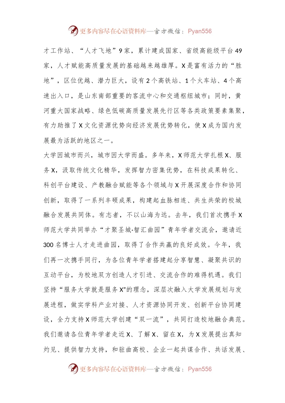 市委副书记、市长在青年学者交流会上的致辞.docx_第2页