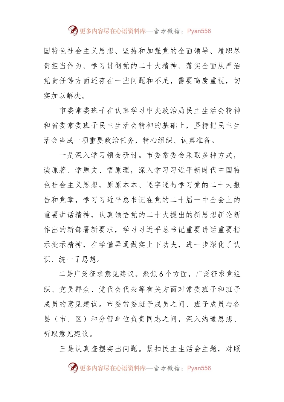 市委常委本年度民主生活会班子六个带头对照检查材料.docx_第2页