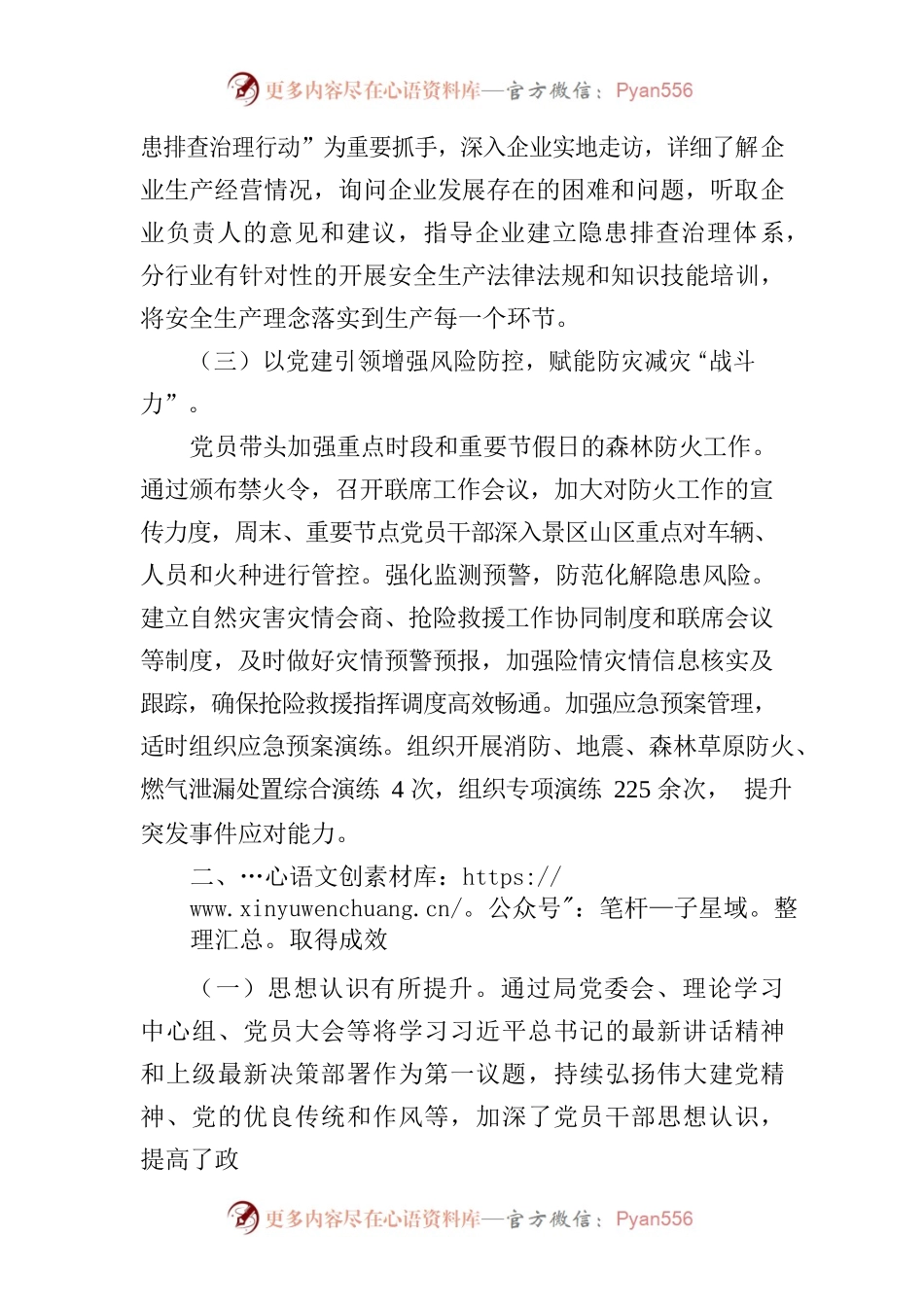 应急管理局推动党建和业务同频共振材料.docx_第2页