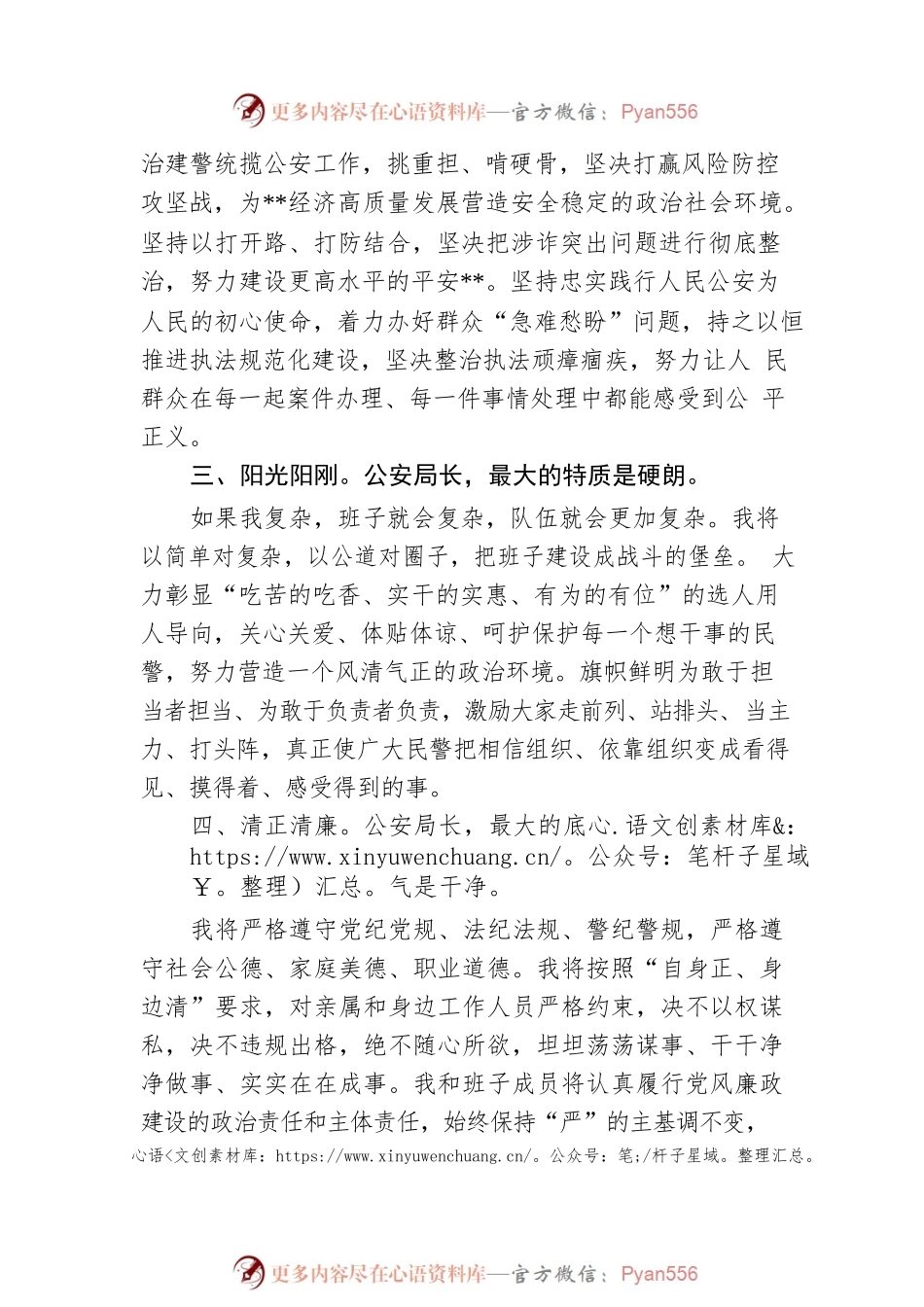 市新任公安局长个人任职表态发言.docx_第2页