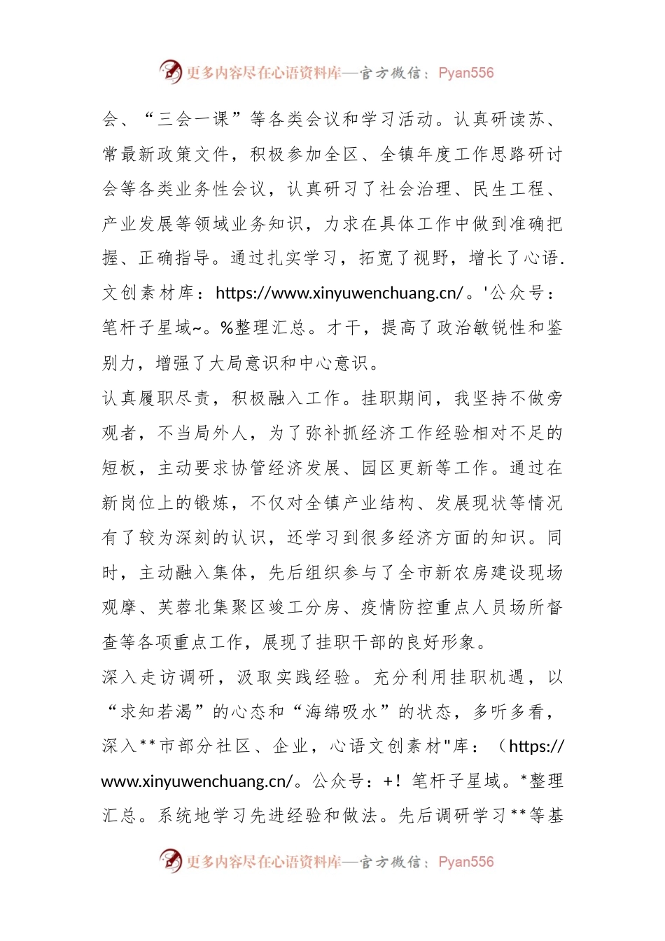 挂职干部上年度述职述责报告.docx_第2页