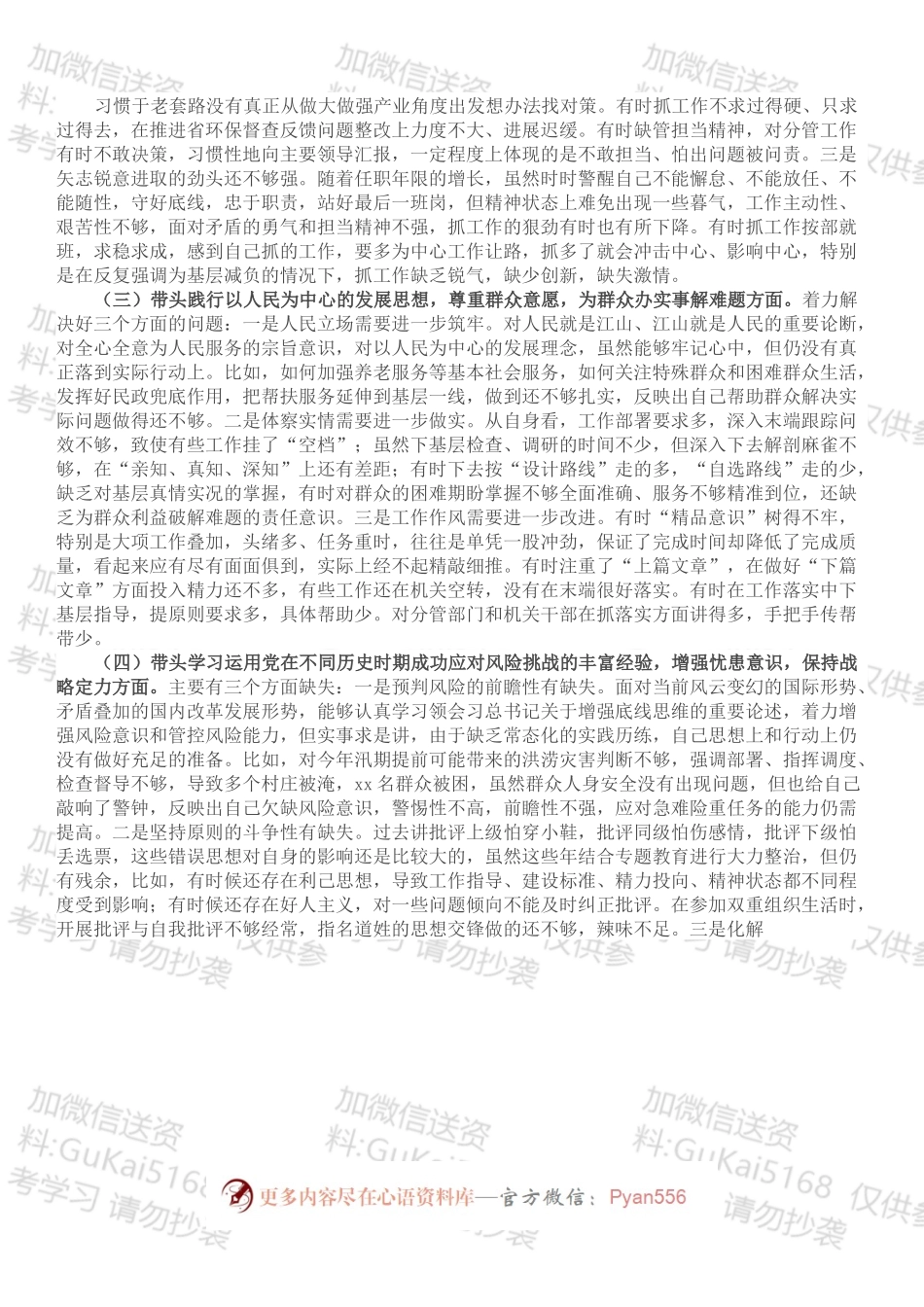 市政府党组成员党史学习教育专题民主生活会对照检查材料.docx_第2页