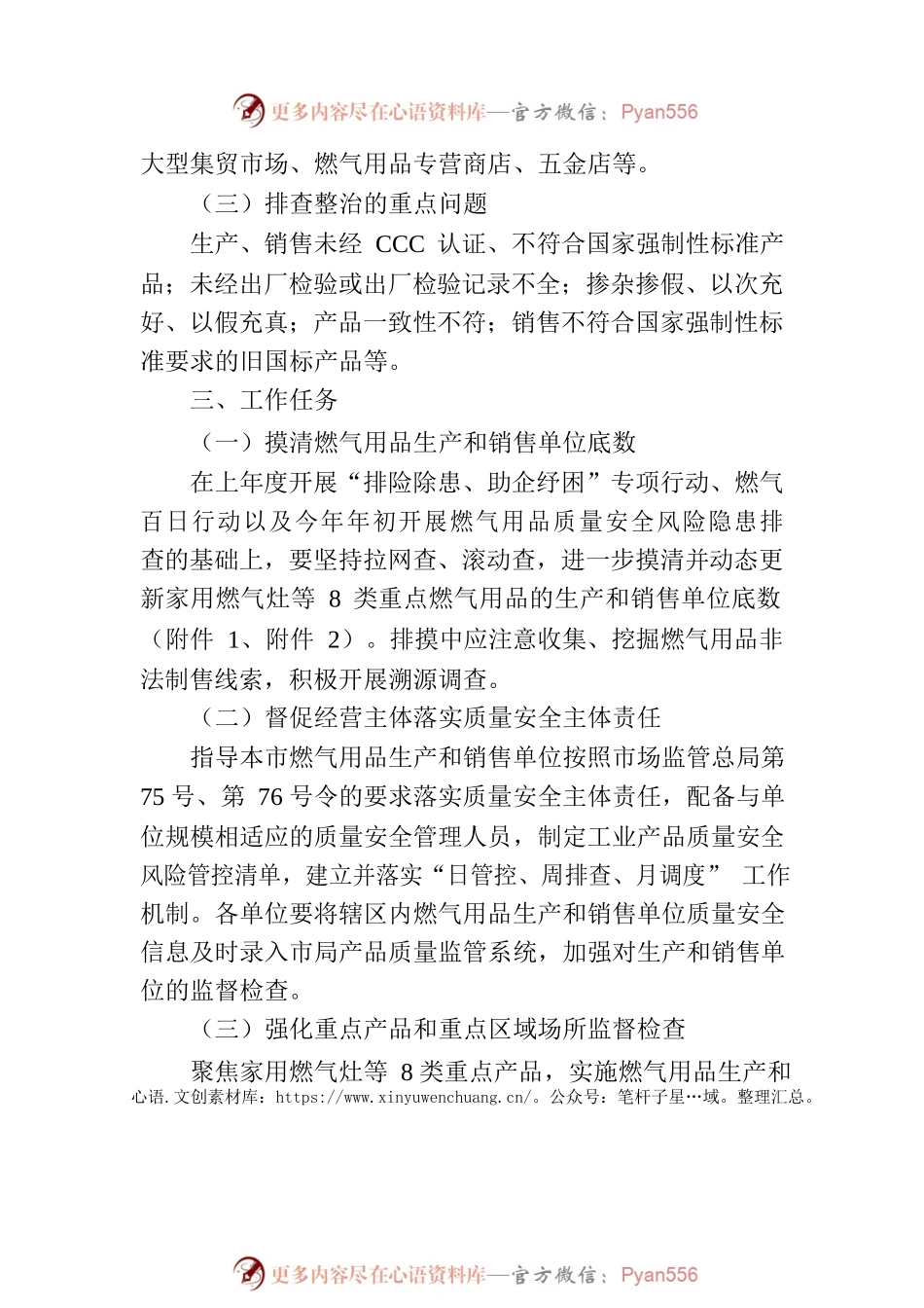 市市场监管领域燃气用品质量安全隐患排查整治实施方案.docx_第2页