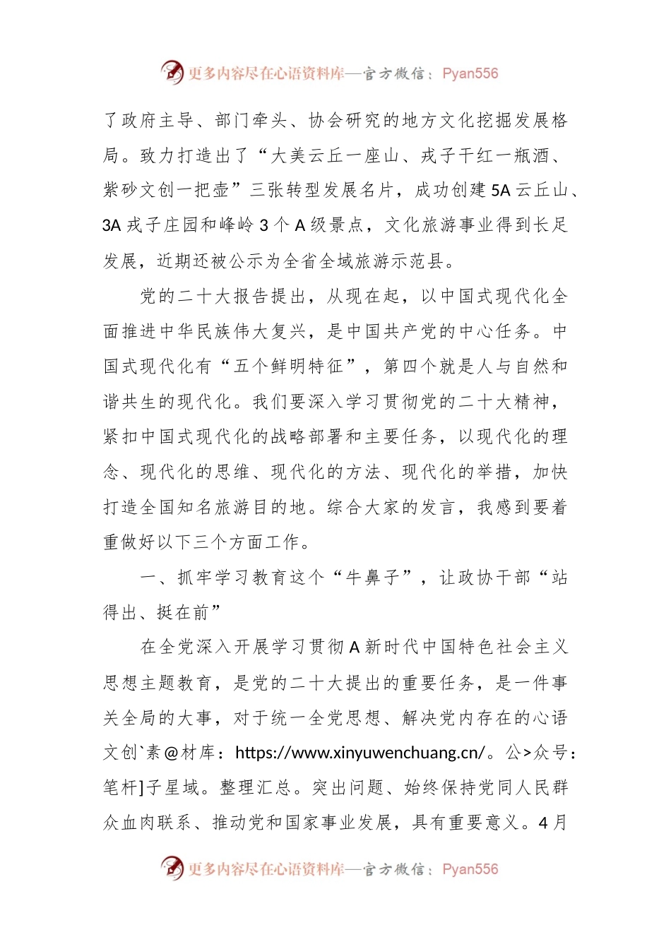 政协主席在县打造全国知名文化旅游目的地专题会议上的讲话.docx_第2页