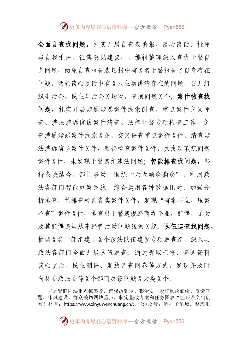 政法队伍教育整顿“回头看”会议发言材料.docx_第2页