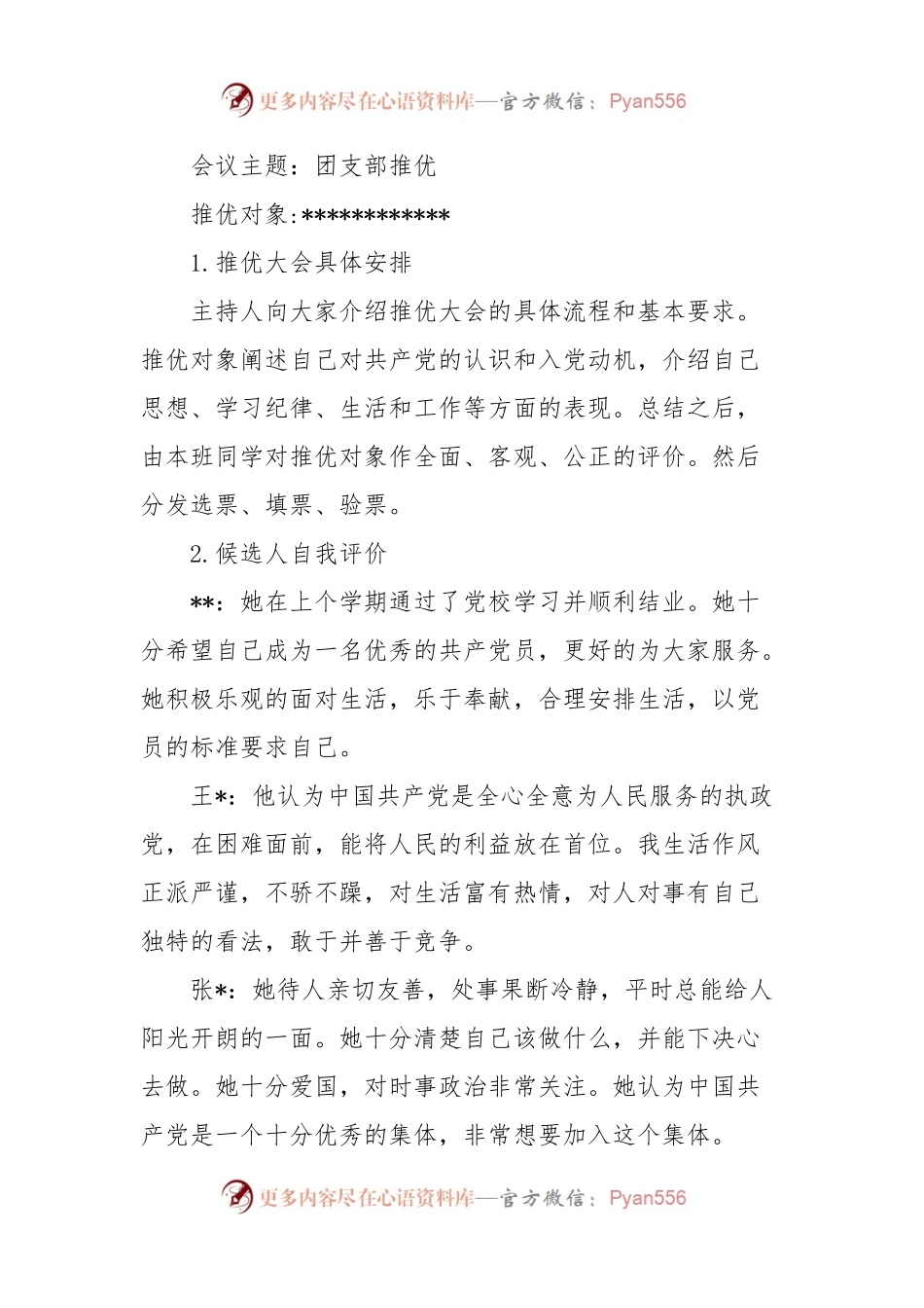 支部团员大会会议记录.docx_第2页