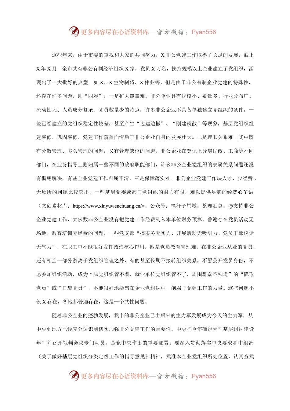 市委组织部副部长在全市非公有制经济组织党组织负责人培训班开班典礼上的讲话.doc.docx_第2页