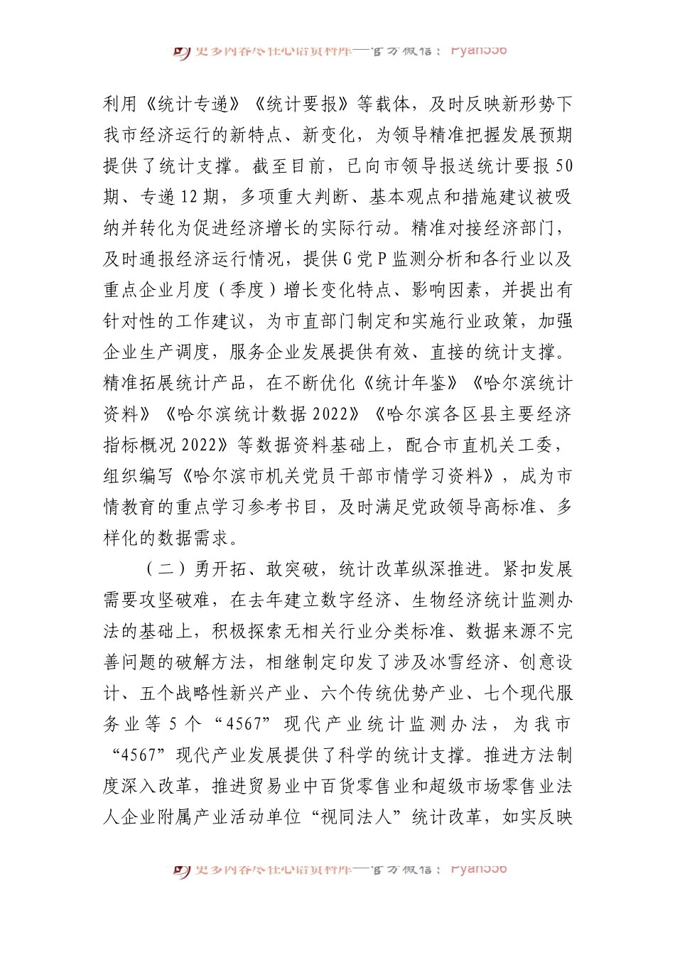 市统计局2023年度工作总结汇编（4篇）.docx_第2页