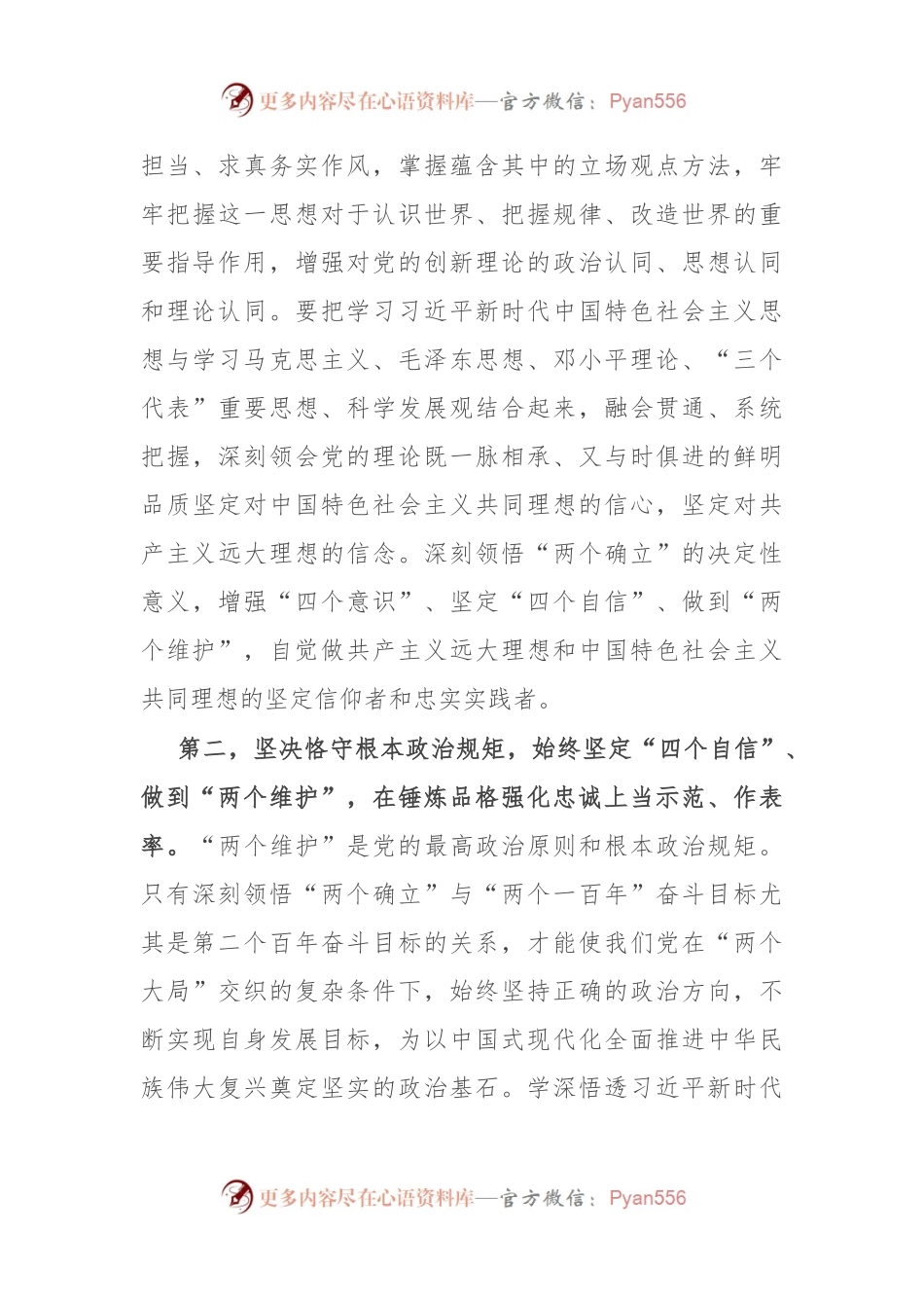指导组在第二批主题教育专题民主生活会上的点评讲话.docx_第2页
