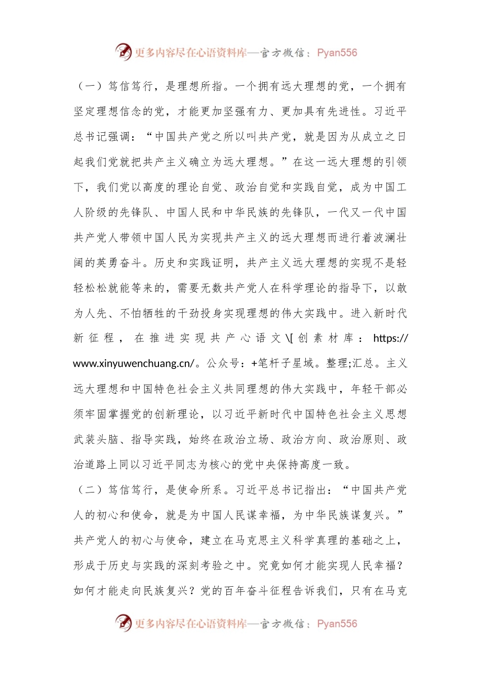 年轻干部专题党课：自觉做党的创新理论的笃信笃行者.docx_第2页
