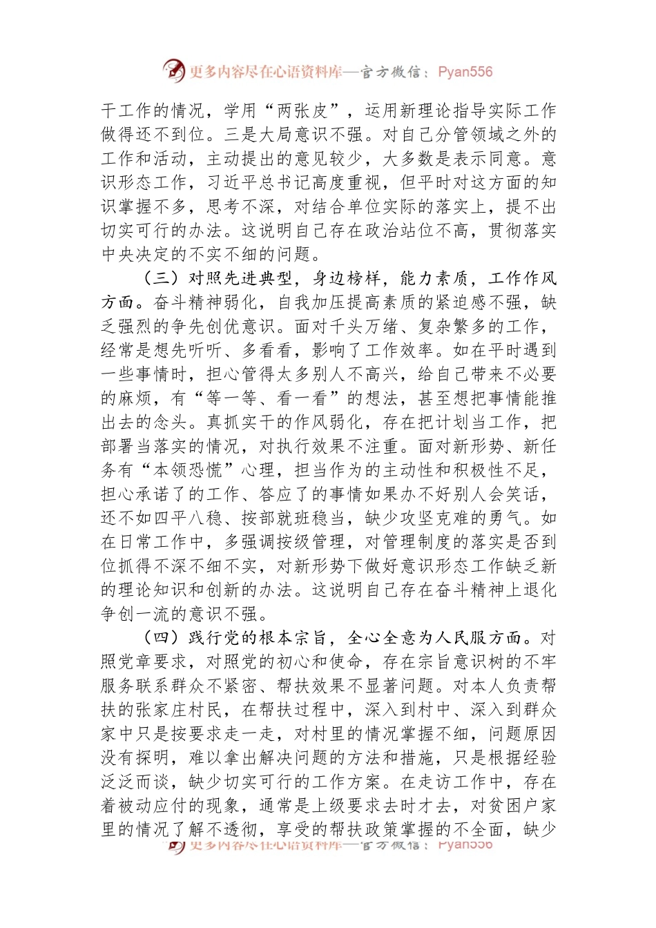 市文化和旅游局常务副局长党性检视剖析材料.docx_第2页